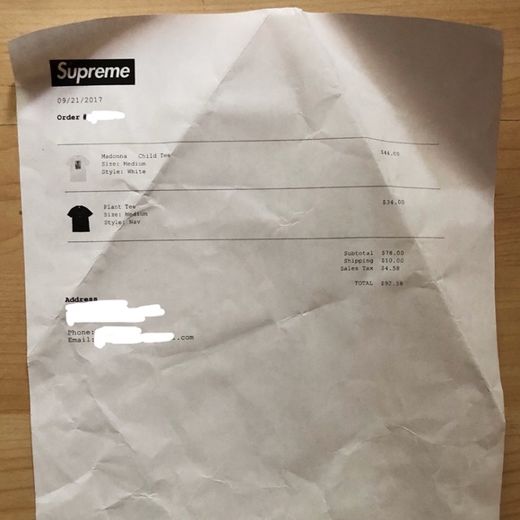 Supreme x Andres Serrano Madonna & Child Tee Sz M - Picture 5 of 5